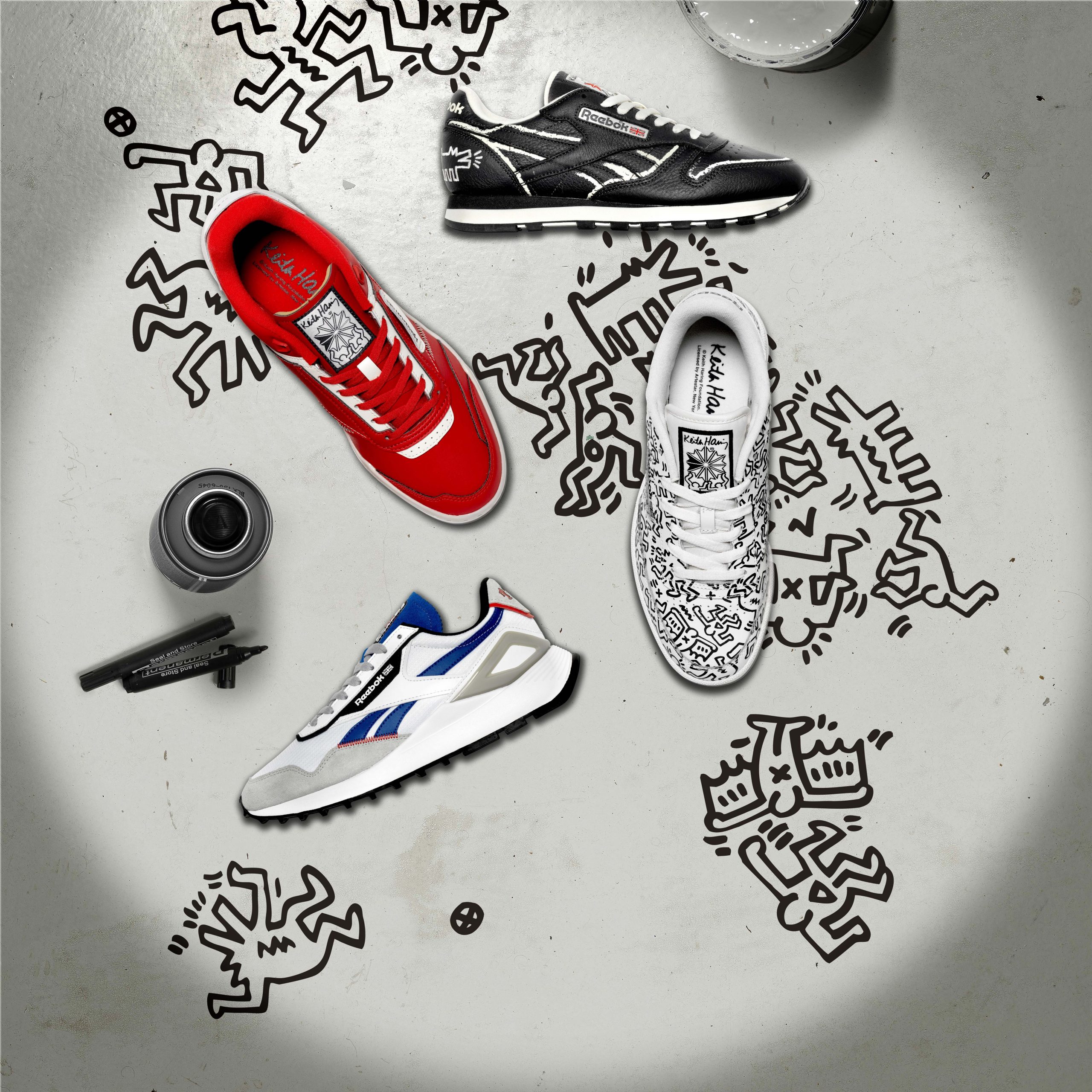 Reebok by Keith Haring