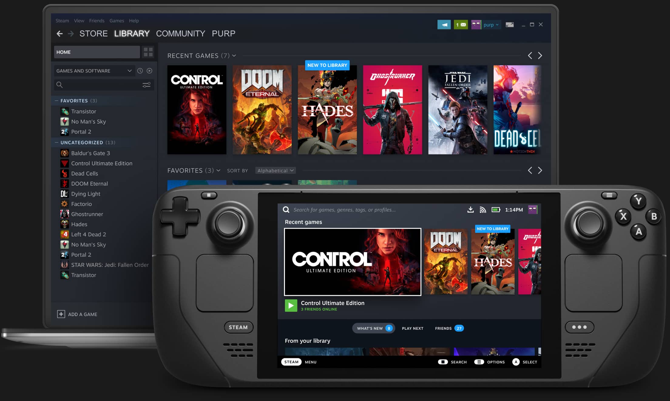 Consola portatil Steam Deck