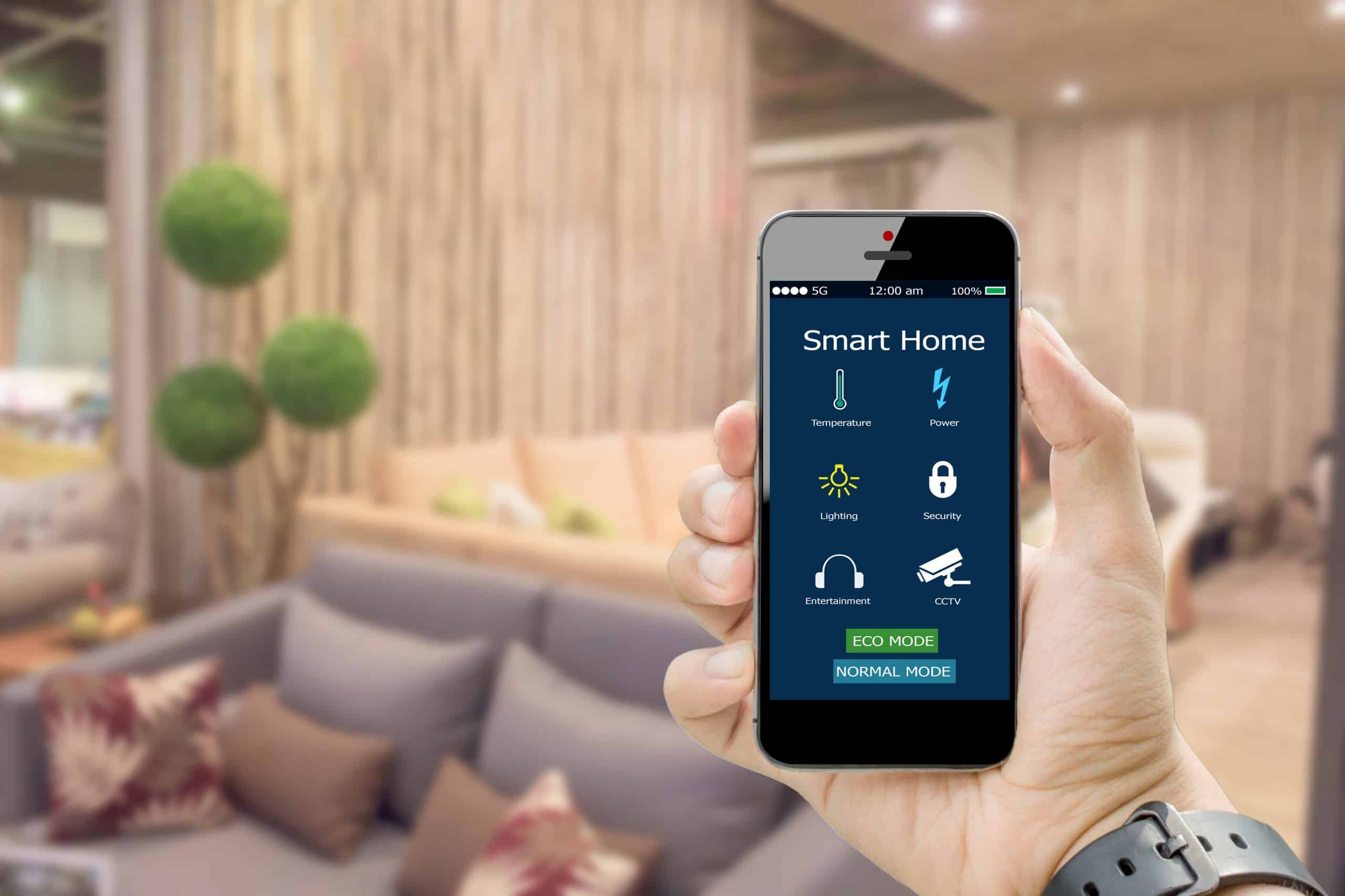 tecnología inteligente en casa